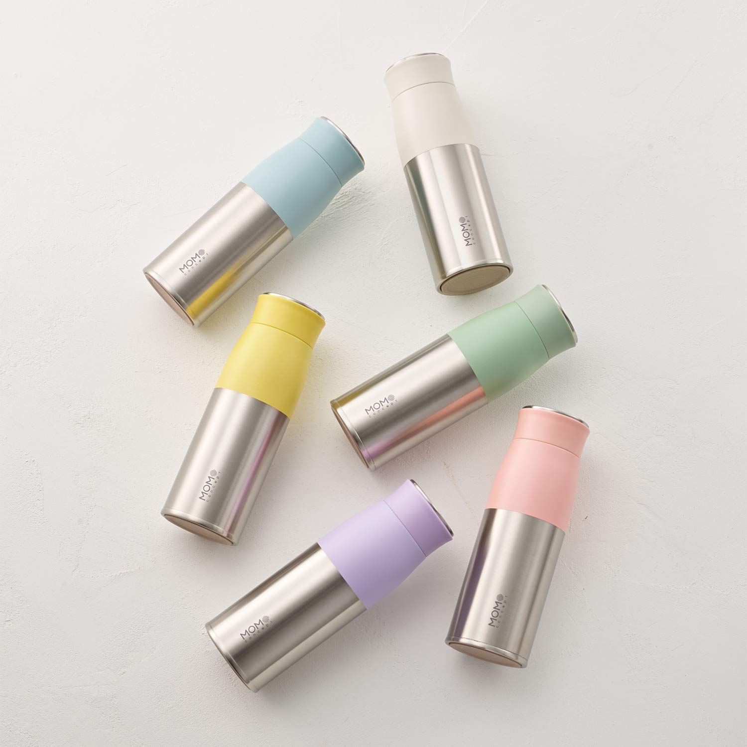 Amazon｜MOMO CONCEPT（モモコンセプト）水筒 真空断熱 軽量 ルピナス