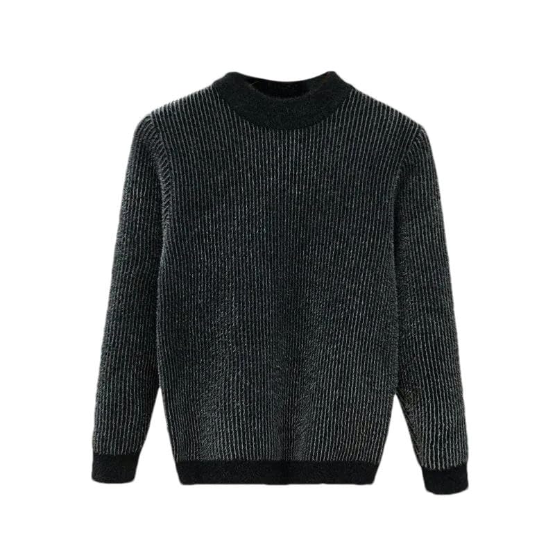 Korean Sweaters Men Autumn Solid Color O-Neck Knitwear Streetwear Clothes Loose Knitted Pullovers