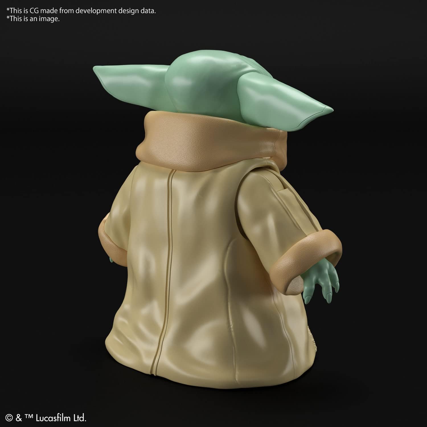 BANDAI Hobby - The Mandalorian - Grogu, Spirits Star Wars Character 1/4 Plastic Model Kit