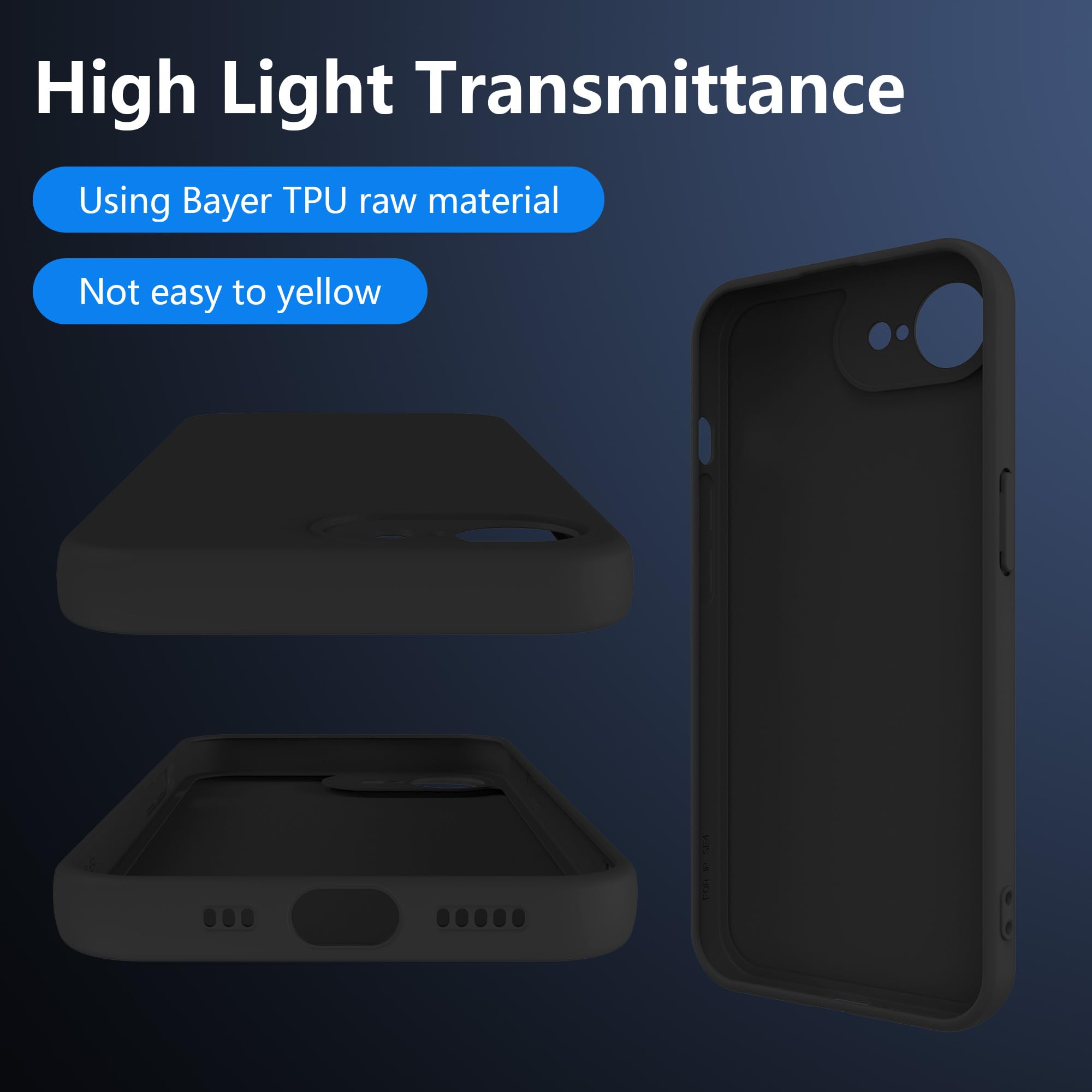 Amazon.com: Suttkue for iPhone 16e / SE 2025 / SE4 Case,high