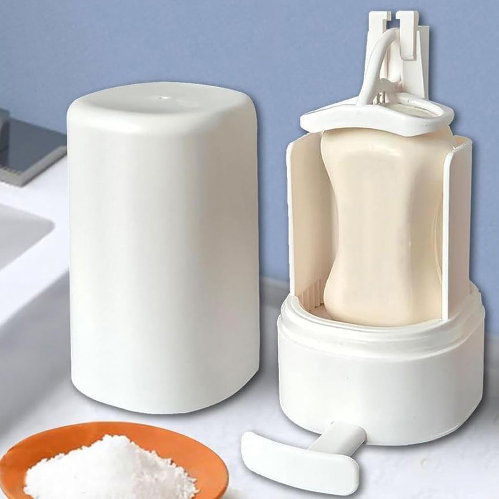 Macinino Per Sapone Fai-da-Te | Grattugia Regolabile Per Saponette | Contenitore Impermeabile Con Scomparto Asciuga-Sapone | Compatto Da Viaggio