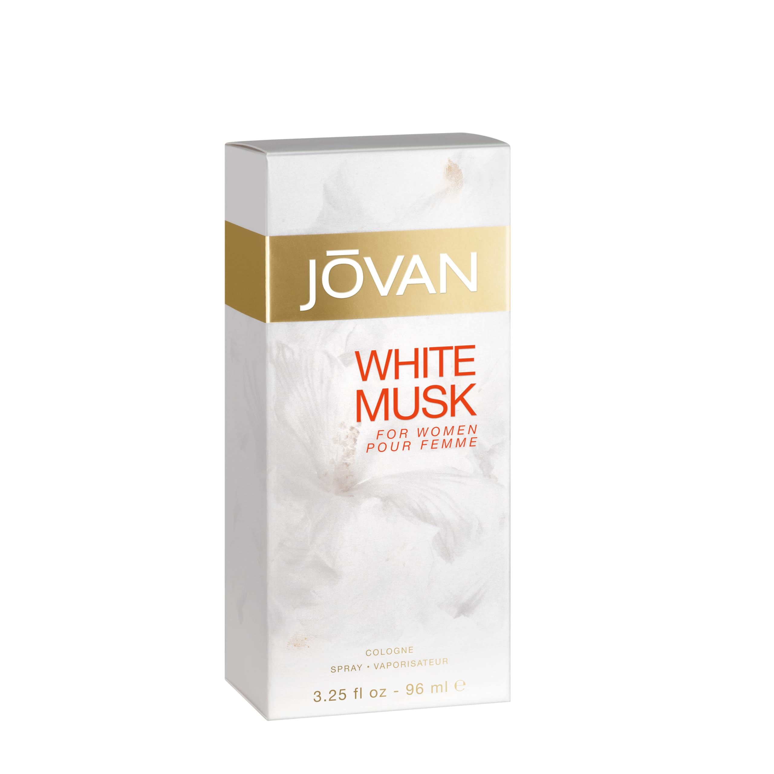 Jovan White Musk, Eau de Cologne Spray, Colonia avvolgente per Donna, 96 ml