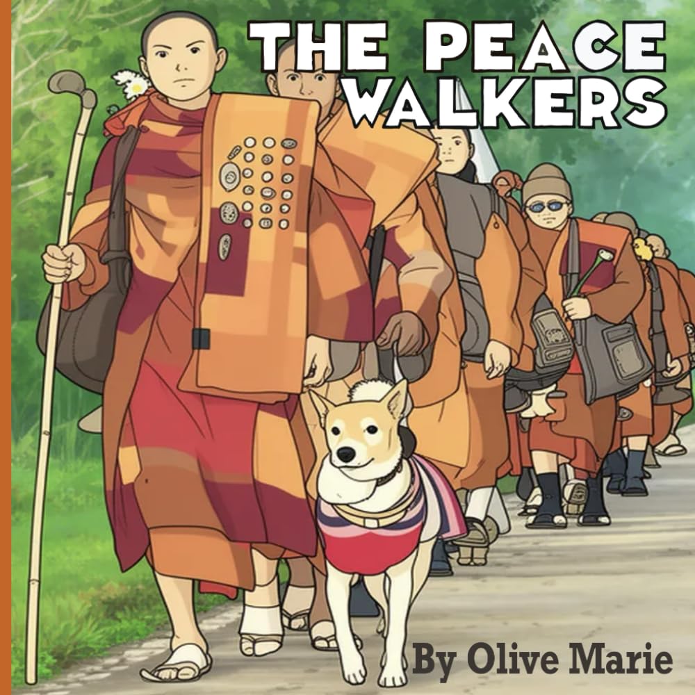 The Peace Walkers: Walk for Peace, Aloka the peace dog, venerable monks, inspirational