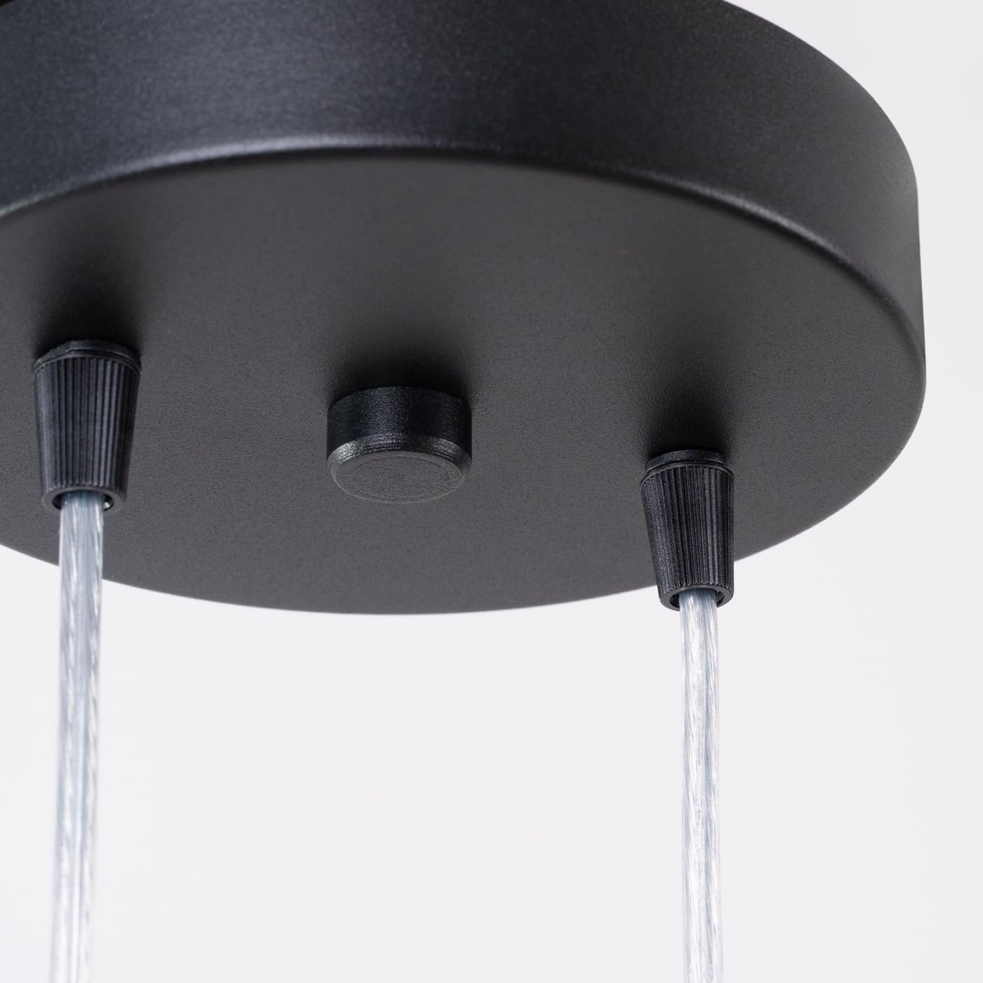 SOLLUX lighting Lámpara Colgante - Lámpara de Techo Acero - 1 Pantalla - Bombilla LED - Negro Lagos