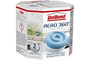 Unibond Aero 360 Moisture Absorber Neutral Refill Tabs: Essential Humidity Control