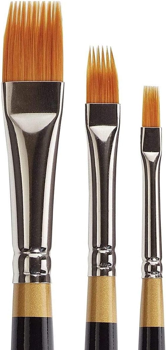 KINGART B031 Premium 3 pc. Original Gold 9120 Series Rake Comb Brush