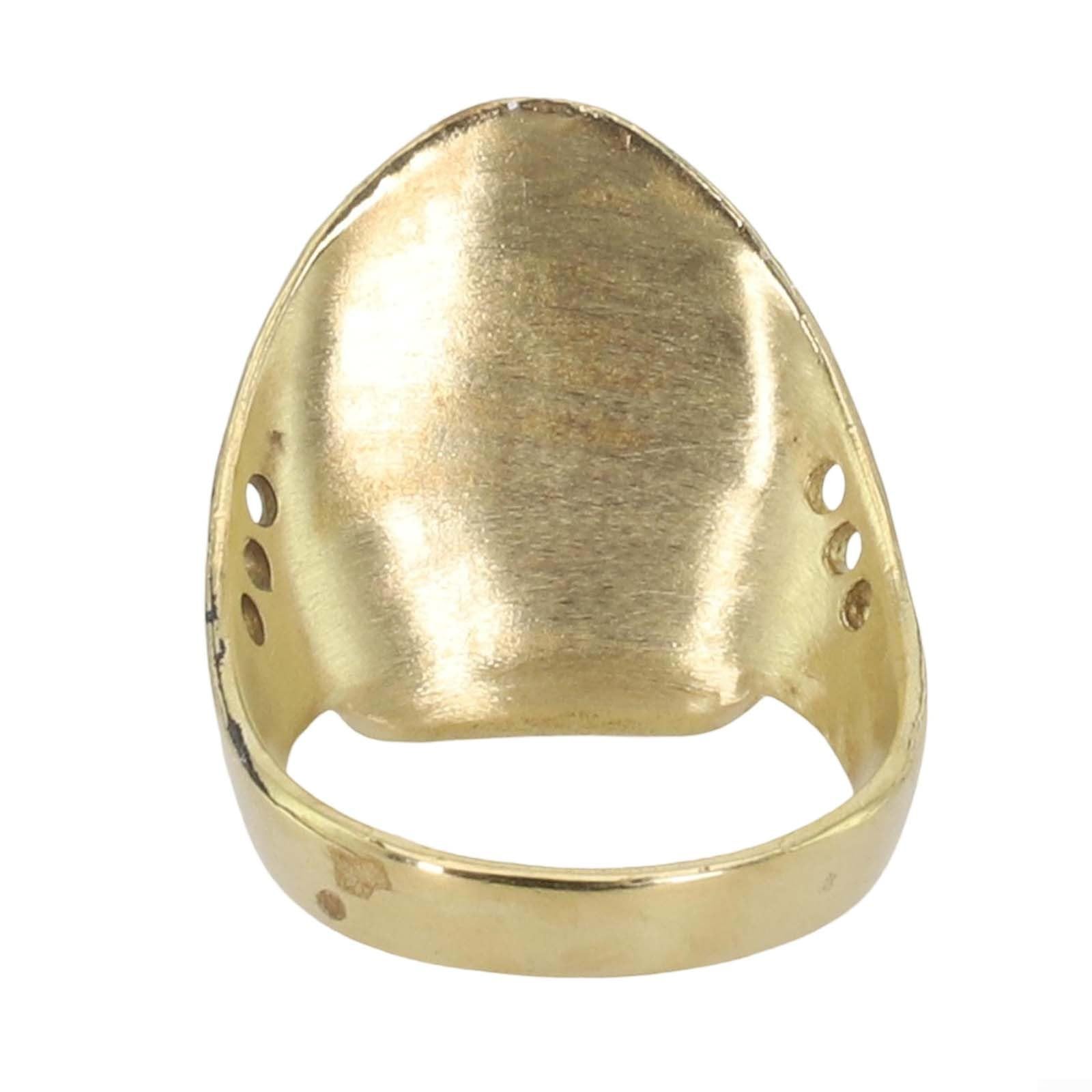 Pouce en laiton pour anneau pour arc traditionnel, aide au relâchement mongol et protège-doigts, accessoire d'extérieur de chasse 18-24 mm (24#)