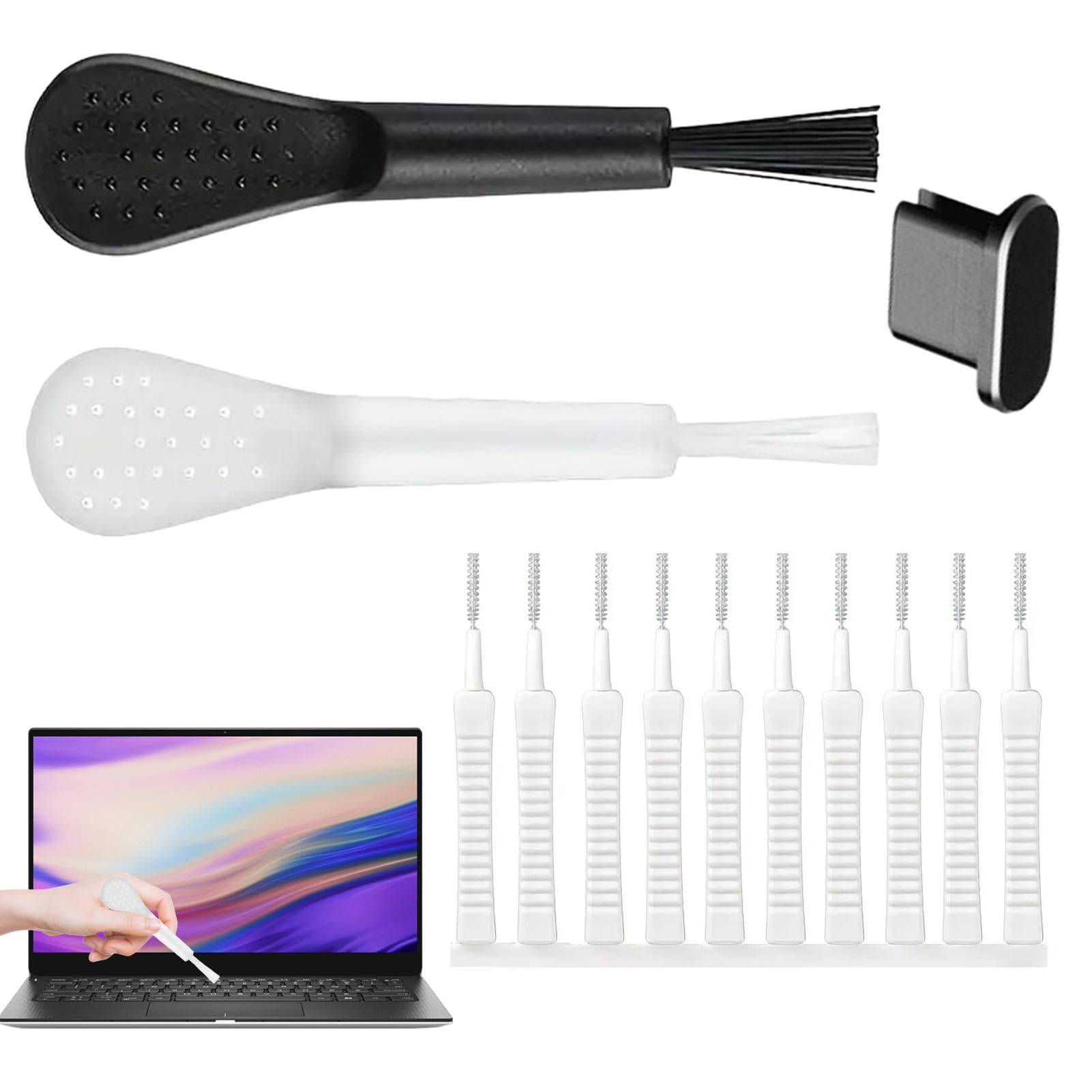 Kit De 13 Brosses Nettoyage Téléphone - Pour Port Charge, Haut-parleur, Anti-poussière, Poignée Ergonomique