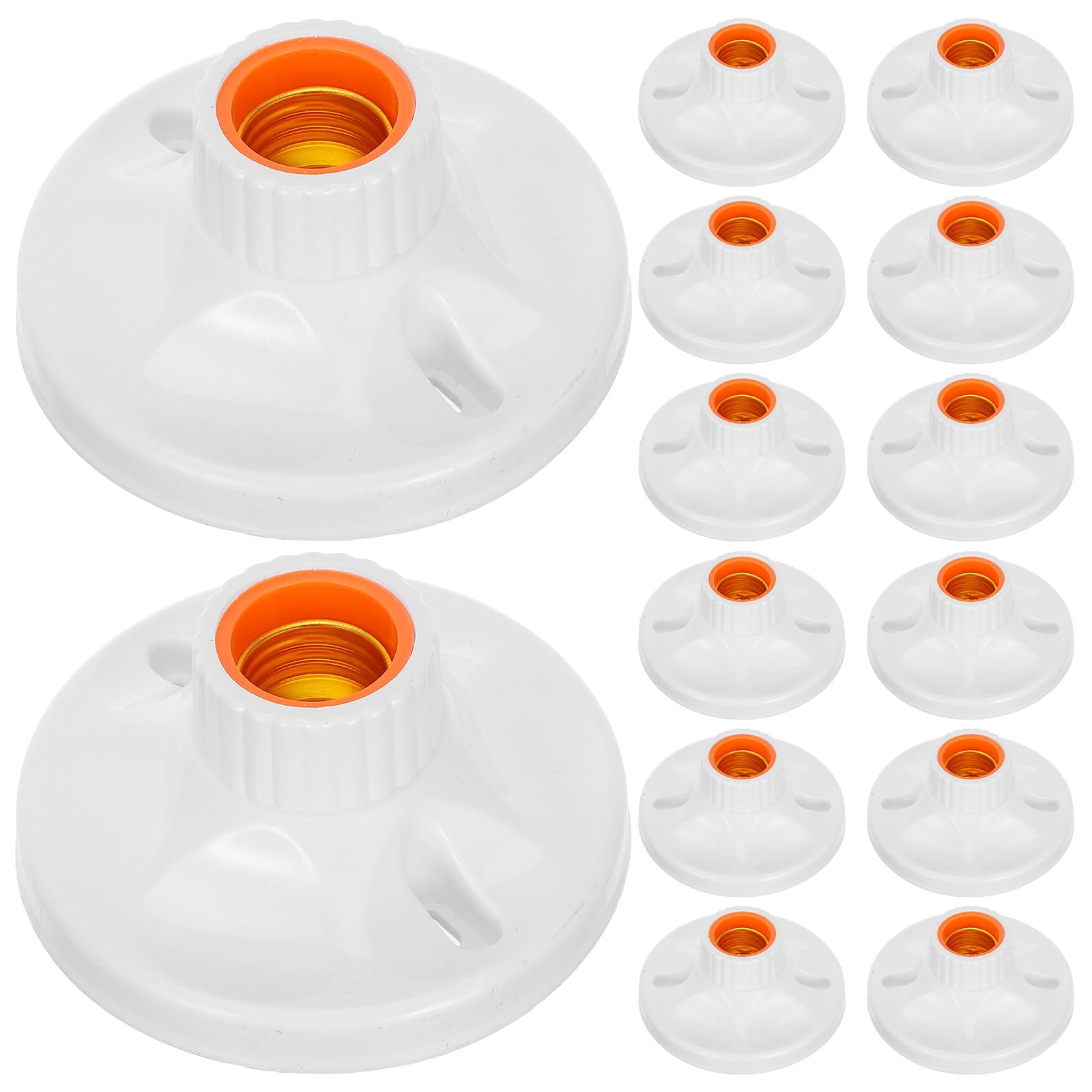 Lot de 24 Douilles à Vis E27 en Bakélite Épaisse 120Mm Culot D’Ampoule 250V Ac Douille D’Éclairage Résistante pour Luminaires Domestiques et Professionnels