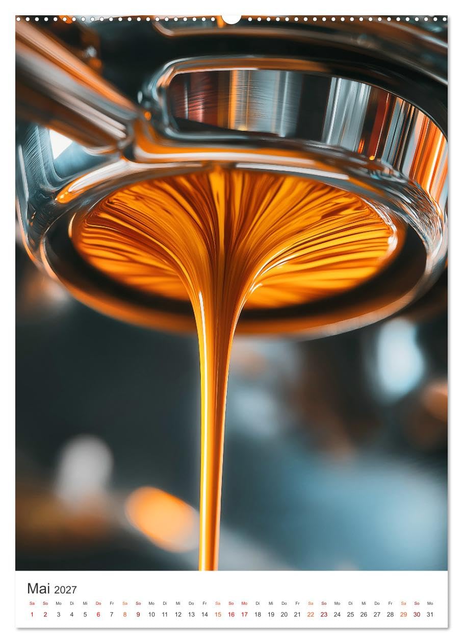 Zeit für Kaffee (hochwertiger Premium Wandkalender 2027 DIN A2 hoch), Kunstdruck in Hochglanz: Emotionale Genussmomente, intensiv, inspirierend und voller Wow-Effekt. (CALVENDO Lifestyle)