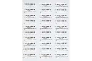 Amazon's 100 A4 Sheets 30-up UPC Labels: Precise Labeling Solution