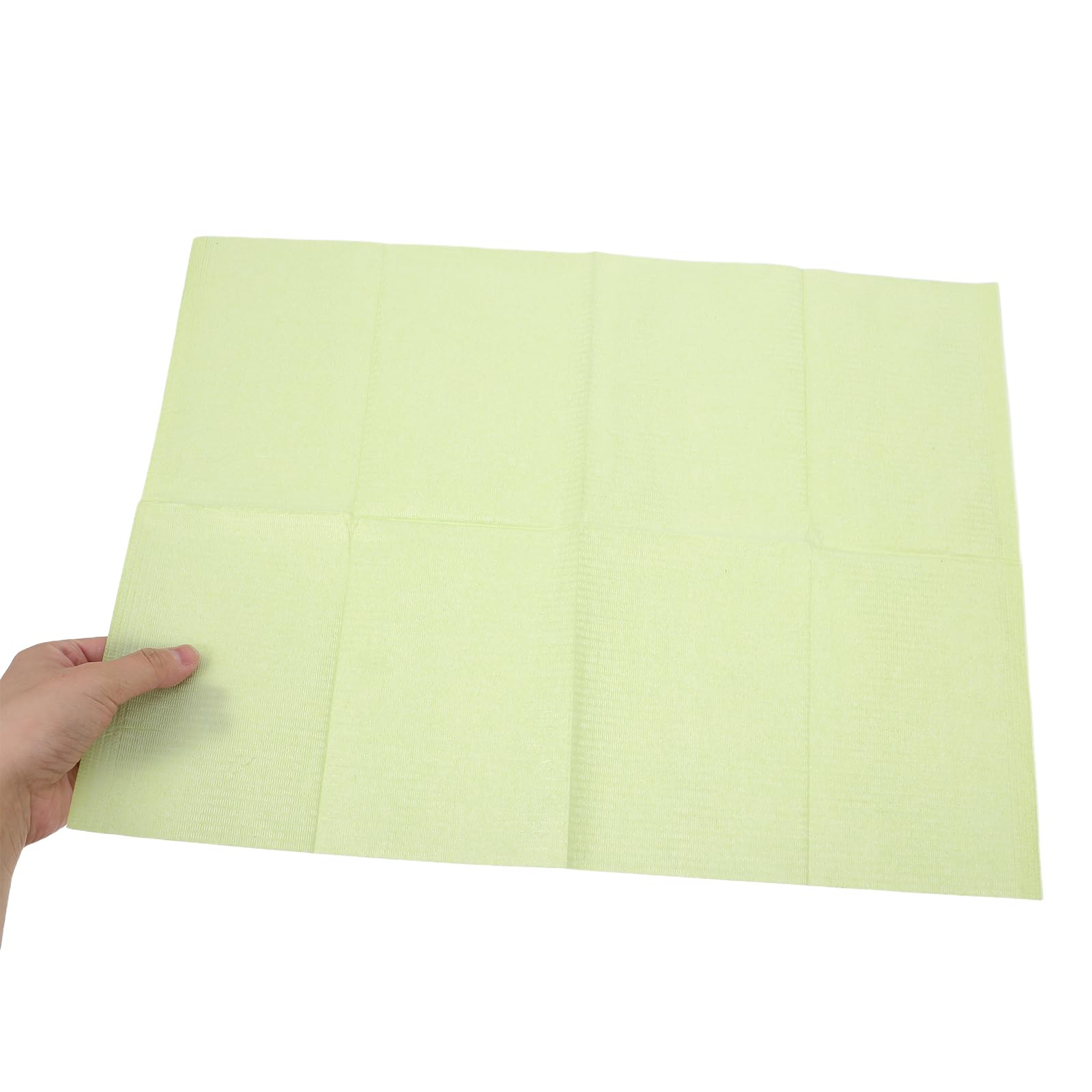 Generic Tapetes Desechables para Mesa de Manicura 125 Piezas, Manteles Absorbentes Color Verde Aguacate, Almohadillas Limpias para Tatuajes y Uñas, Manteles de Papel para Salón