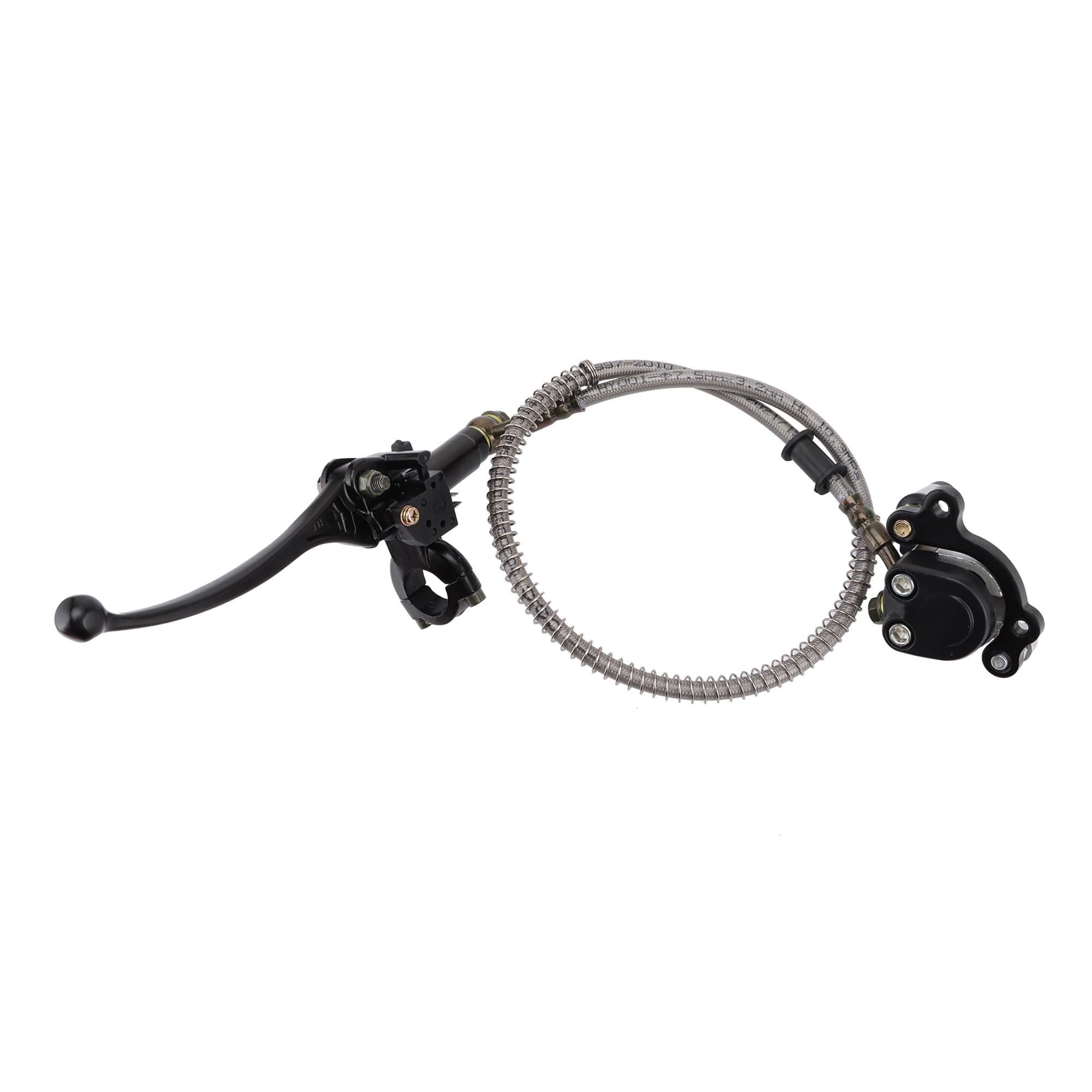 WOOSTAR Pinza Disco Freno Delantero Moto Palanca de Freno Reemplazo para 2 Tiempos 43cc 47cc 49cc Mini Pocket Bike Dirt Bike Mini Chopper Scooter