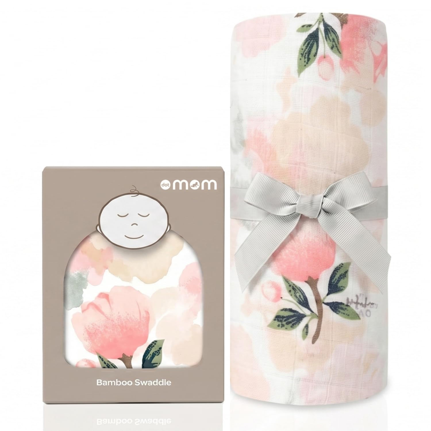 DOTMOM Premium Organic Bamboo Baby Swaddle Wrapper Receiving Blanket | Hypoallergenic, Antibacterial & Highly Breathable, Super Soft Receiving Wrap Essential For New Born-image-39