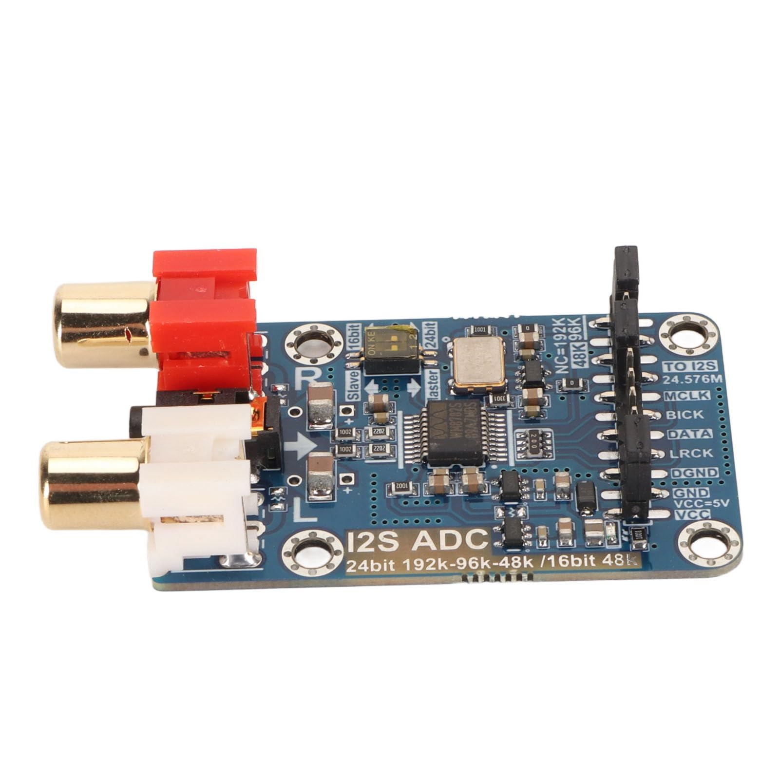 Módulo de tarjeta de captura I2S ADC Audio I2S, placa de desarrollo de modo maestro esclavo