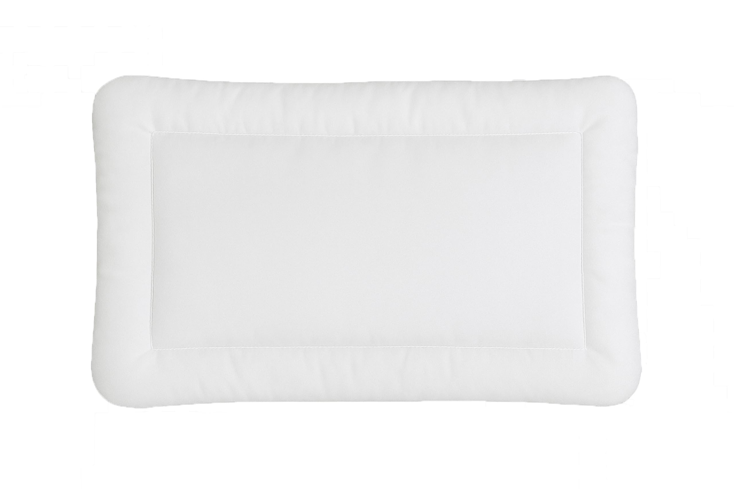 KiGATEX Babykissen 40x60 cm – flaches Kinderkissen für Babys & Kleinkinder – Öko-Tex 100 zertifiziert – Allergiker geeignet – Mikrofaser-Kissen mit Klimafaserfüllung – waschbar 95°C & trocknergeeignet