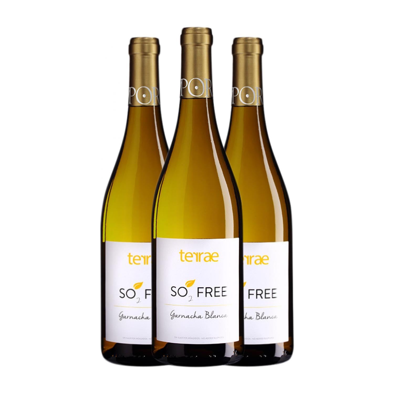Tempore SO2 Free Blanco Garnacha Blanca Vino de la Tierra Bajo Aragón 75 cl Vino blanco (Caja de 3 Botellas de 75 cl)