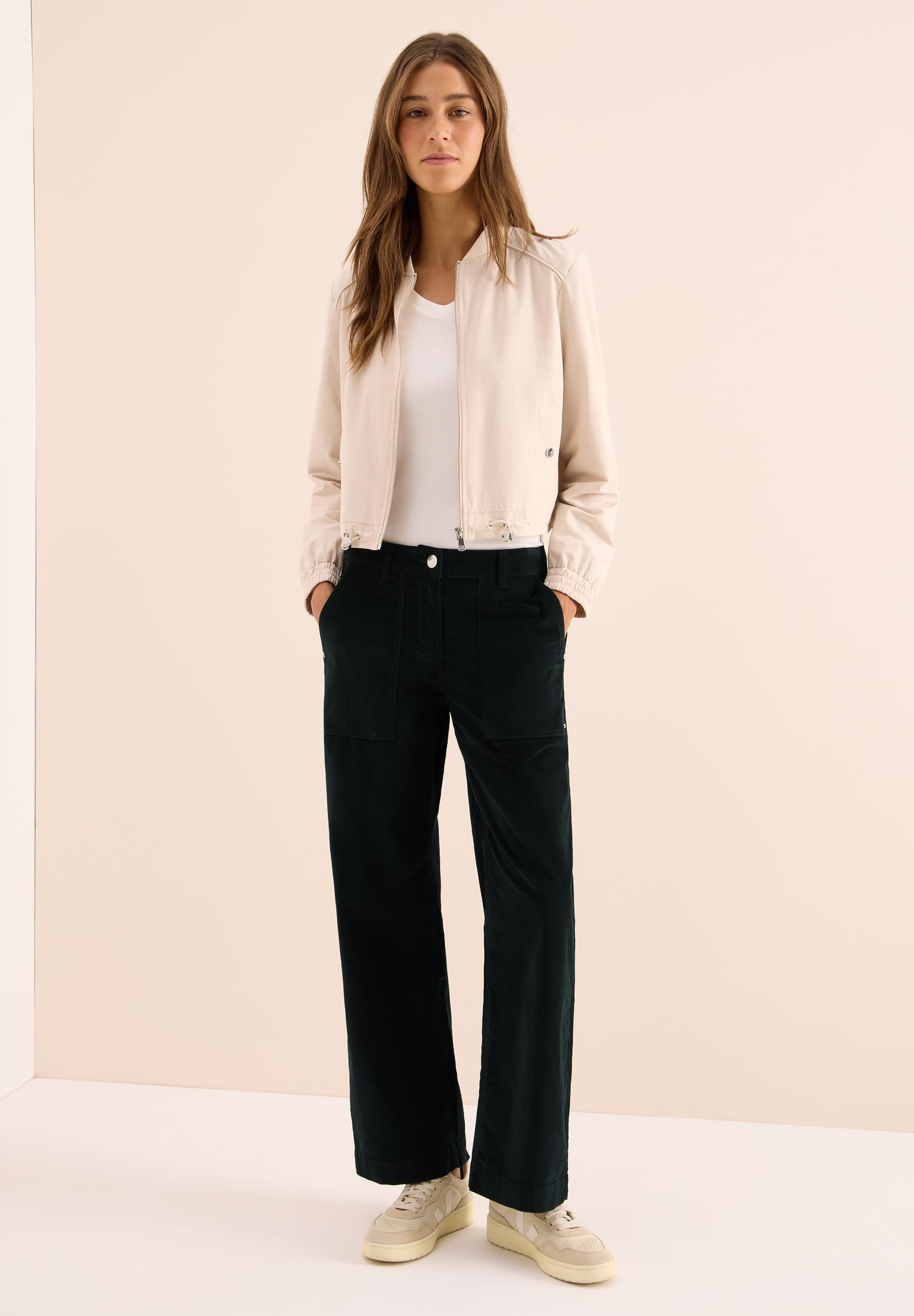 Cecil Damen Wide Leg Cordhose 3716857