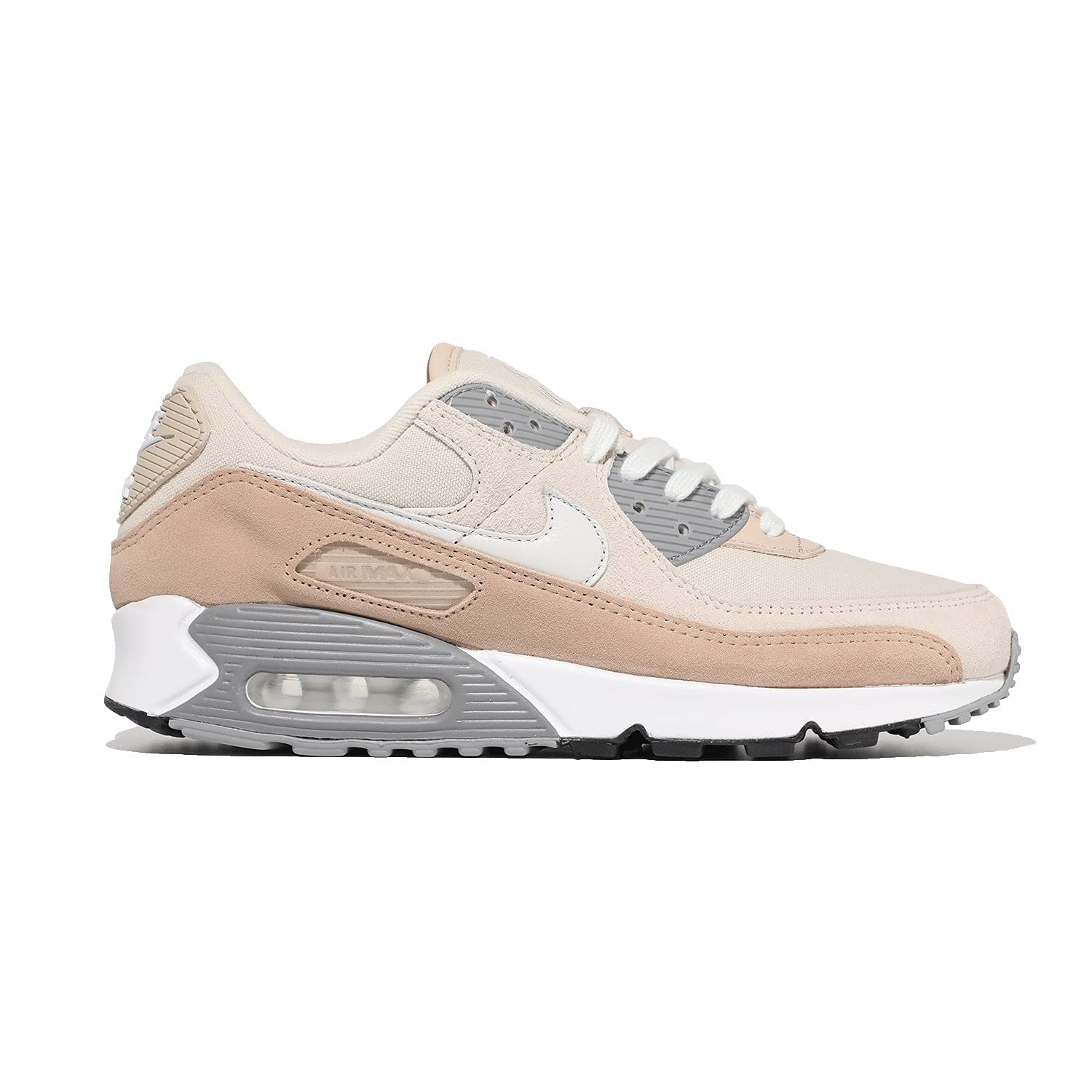 Nike Men's Air Max 90 PRM Sneaker, Hemp/Summit White, 3
