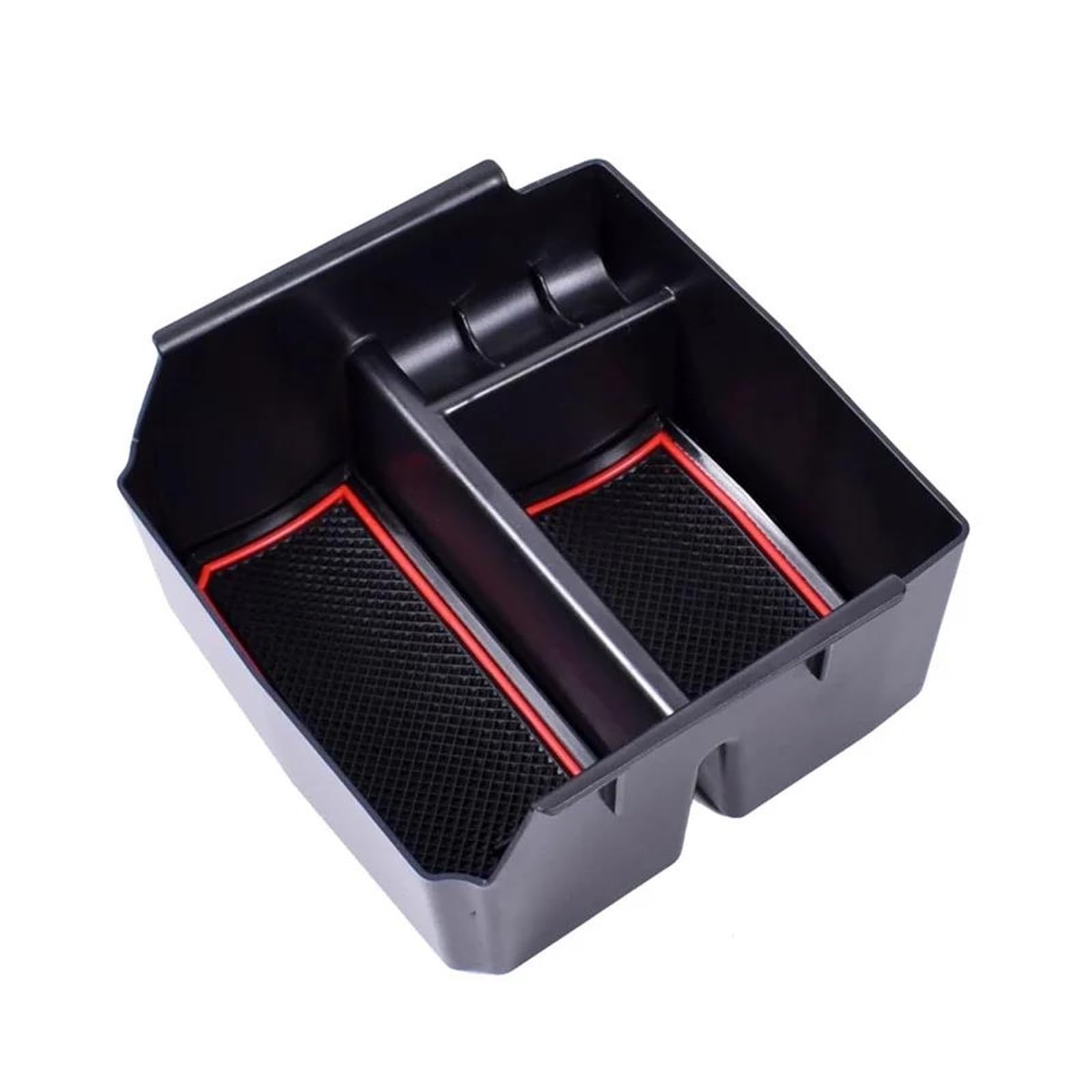 RESPUNEKBAH Center Console Organizer Container For Jeep For Wrangler JK JKU 11-18 Car Armrest Box Storage(Red)