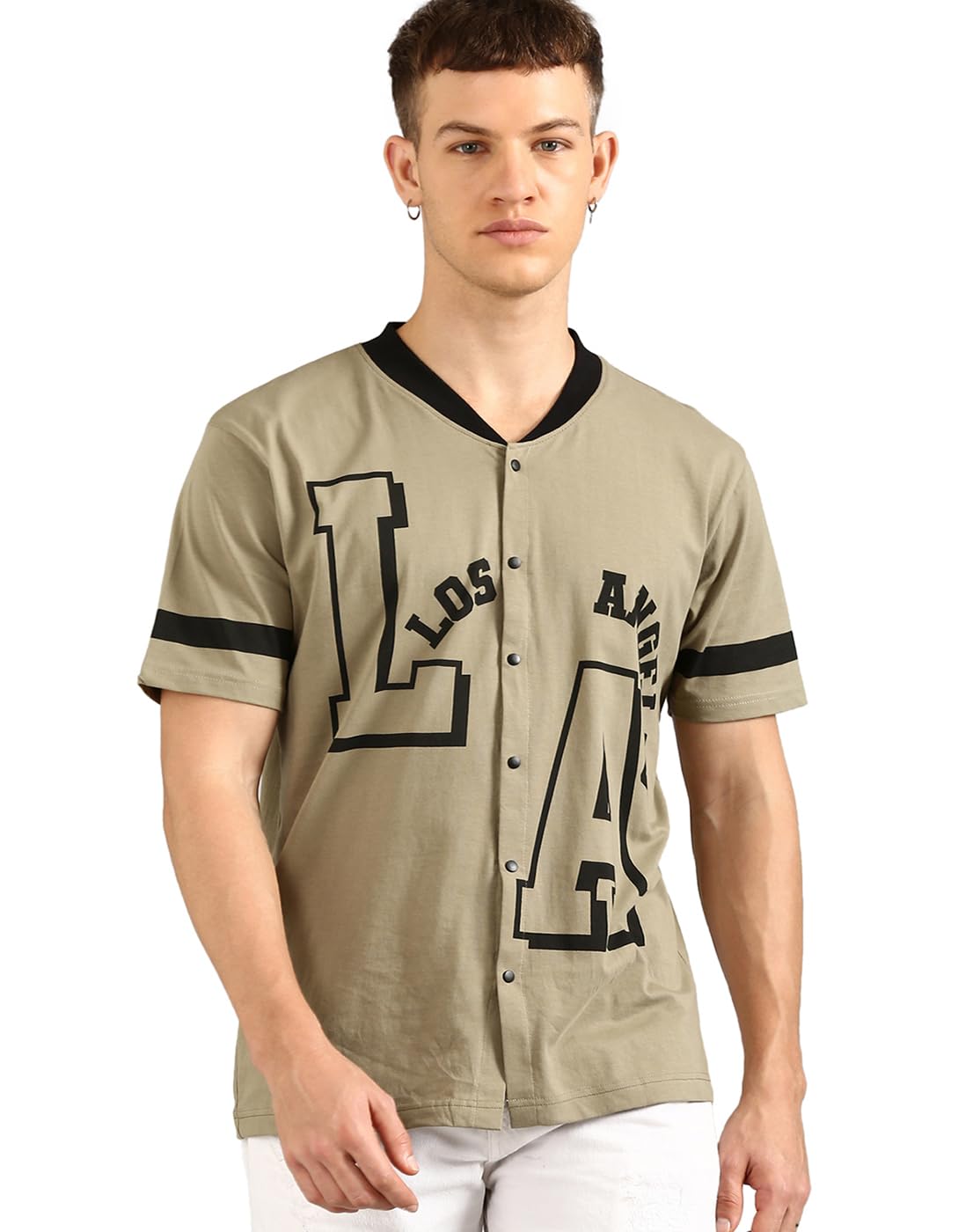 joven Men's Round Neck Half Sleeve Printed T-Shirt-picture-30