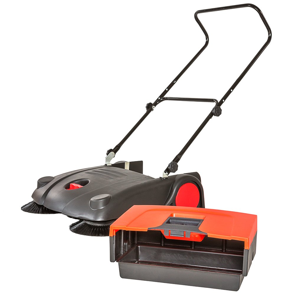 TecTake Barredora mecánica Manual Barrendero 20 litros Ancho de Trabajo 70 cm