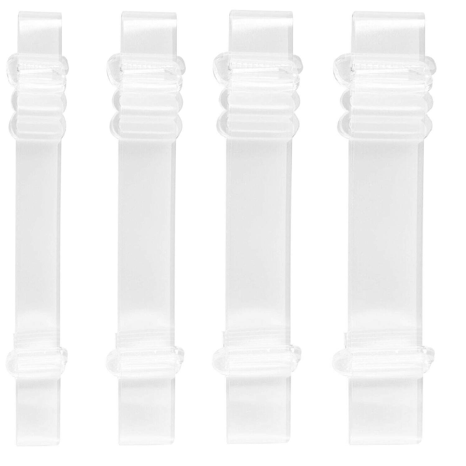 kuou 4 Pair Invisible Clear Bra Strap