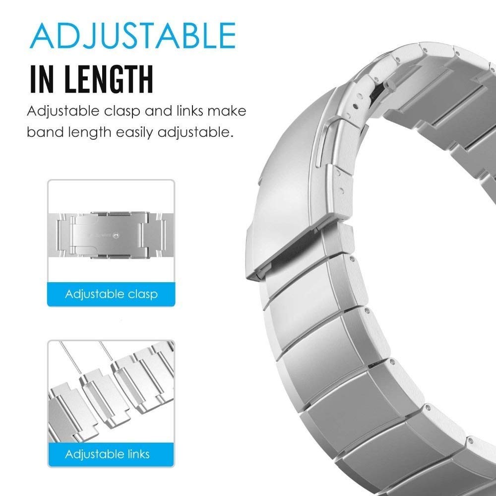 Correa de Reloj, Correa de Acero Inoxidable de 20mm 22mm 26mm para 6 6X 5 5X 5s Correas de Reloj de Metal clásicas de instalación rápida Correas de Reloj de
