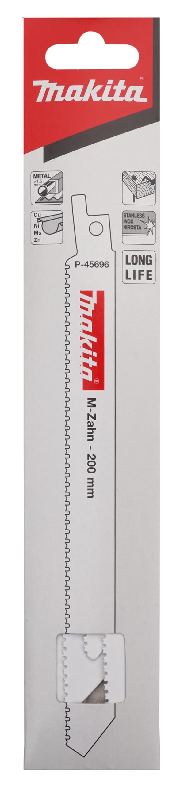 Makita P-45696 Mak-Force brzeszczot do piły szablastej, 200 mm, 5 sztuk