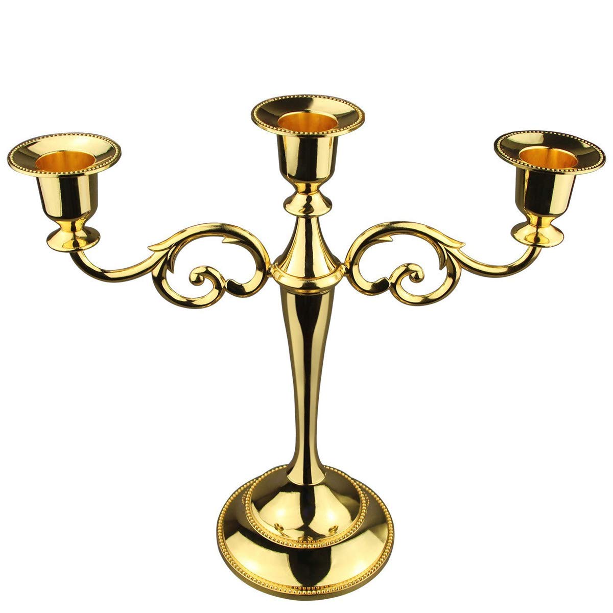 Retro Metal Candlestick 3 Arms 10