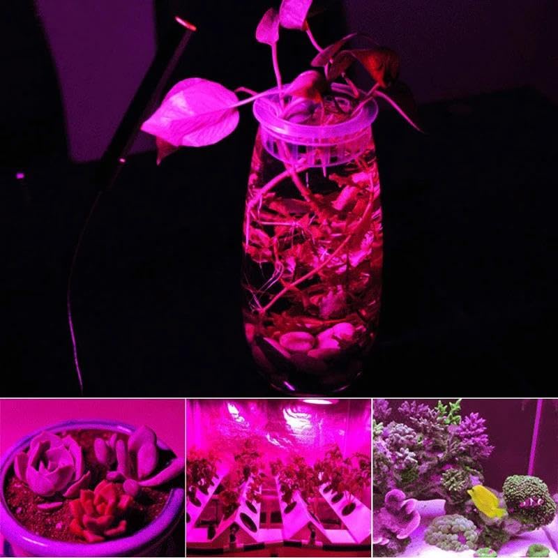 Lámpara Phyto Con Chip LED COB De Espectro Completo, CA 220V,Para Cultivo De Plántulas De Plantas De Interior Y Iluminación Para El Crecimiento De Flores,Crecer Ligero,50W 4 Piezas