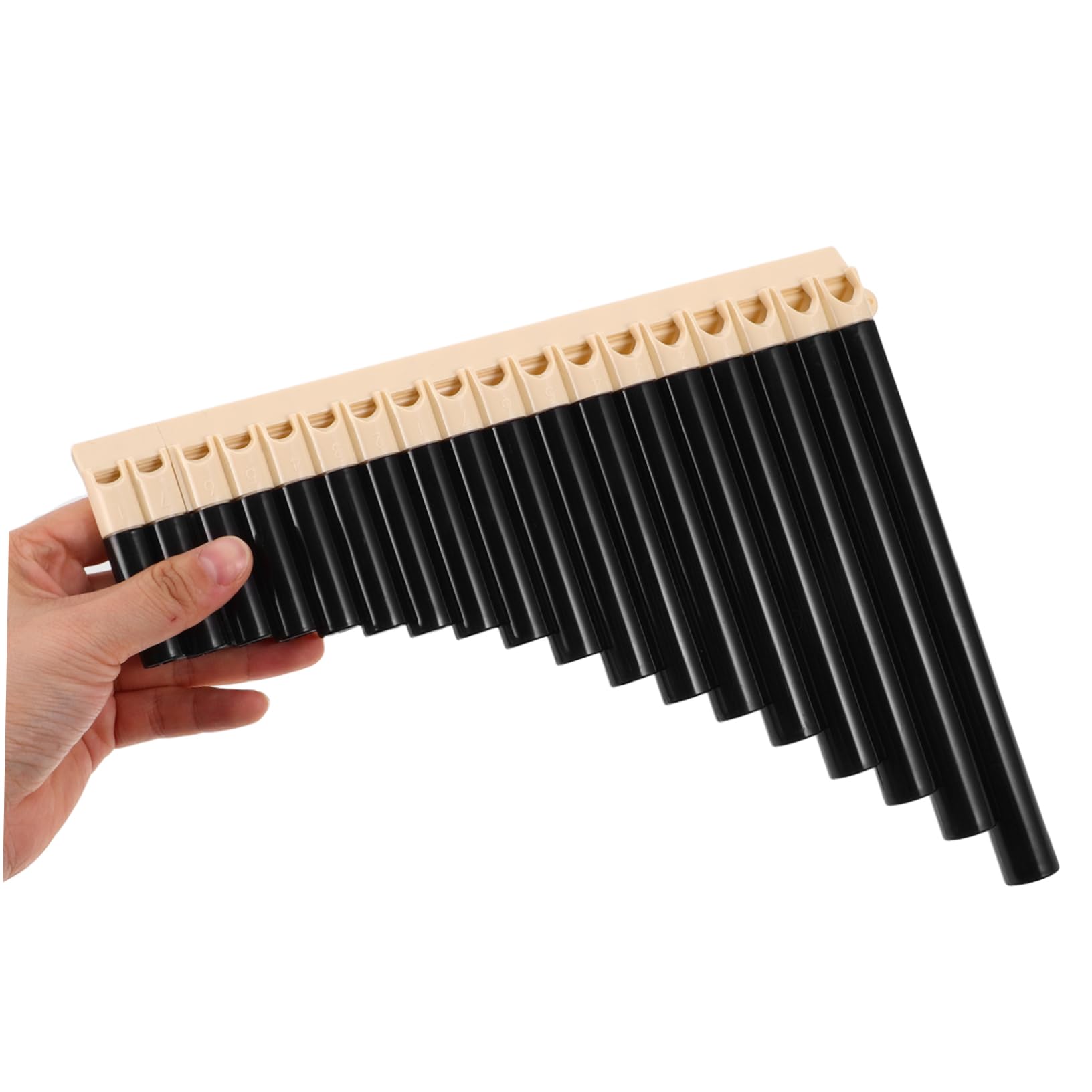 BESTonZON Panflöte Aus Plastik Für Anfänger Und Schüler Traditionelles Chinesisches Blasinstrument Zum Lernen Und Üben Musikflöte Tragbar Mit Mundstück