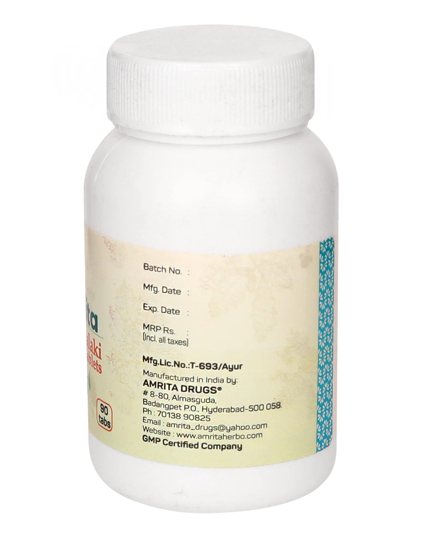 AMRITA Nisa Amalaki 90T (Pack Of 3) - Tablets — Amazon image 3
