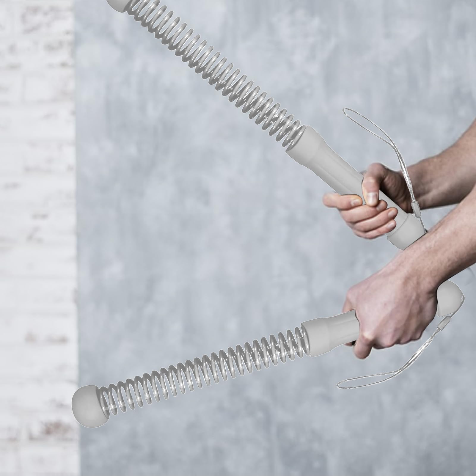 Generisch Battle Ropes para gimnasio en casa - Cuerdas de entrenamiento inalámbricas para gimnasio, 2 unidades de equipo de entrenamiento de fuerza para mujeres, hombres, principiantes, atletas