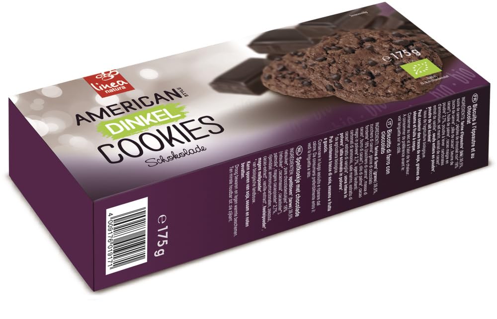 American Dinkel Schoko Cookies 6 x 175 gr