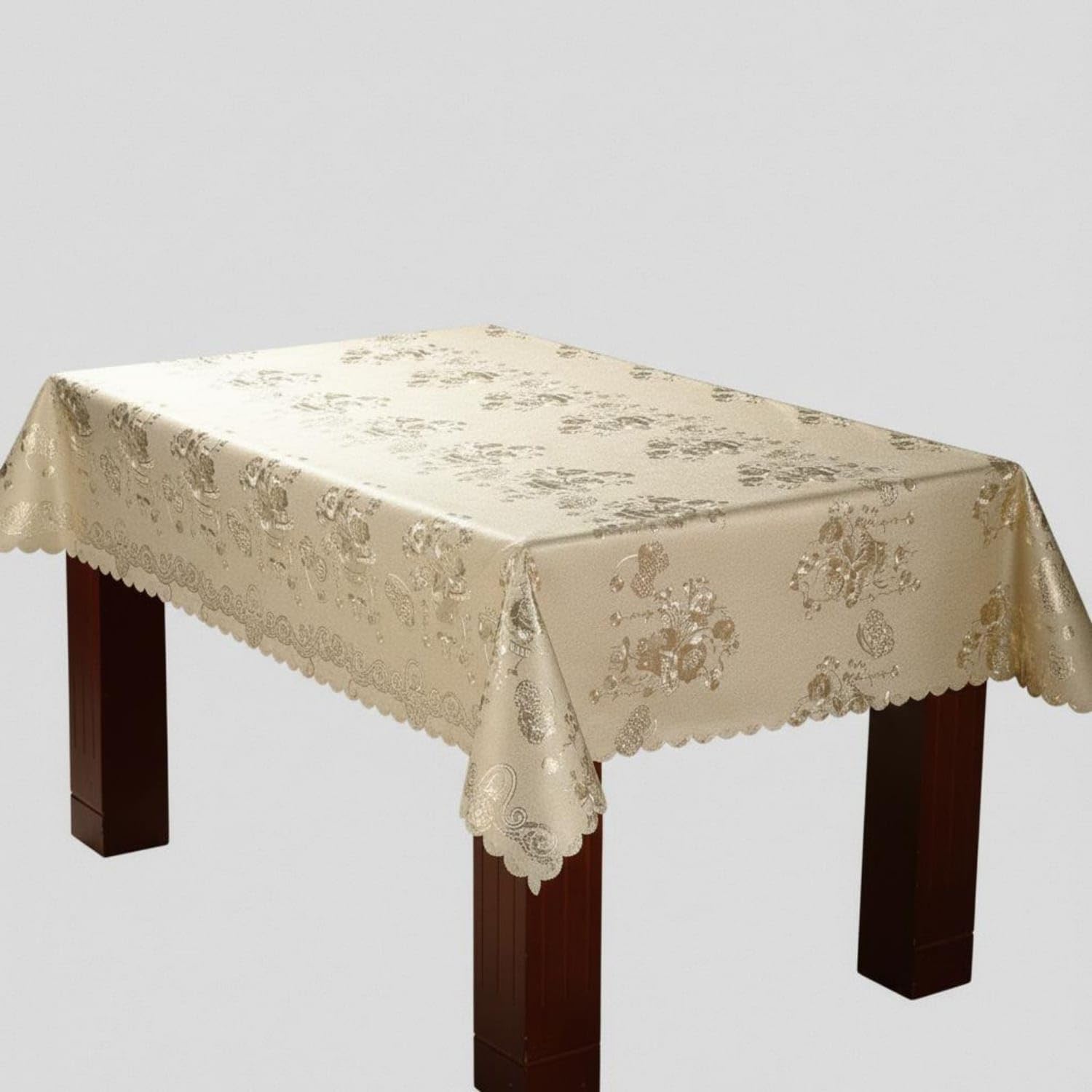 PVC Tablecloth Oil-Resistant PVC Table Cloth Waterproof Tablecloth Luxury Design Waterproof Dining Table Cover Heat Resistant, 137 * 180cm, Princess Basket | Home & Garden-image-35