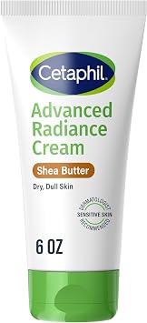 CETAPHIL Advanced Relief Cream with Shea Butter, 6 oz, For Continuously Dry, Sensitive Skin, 48 Hour Hydration, All Skin Tones & Types, Hypoallergenic, Fragrance Free
