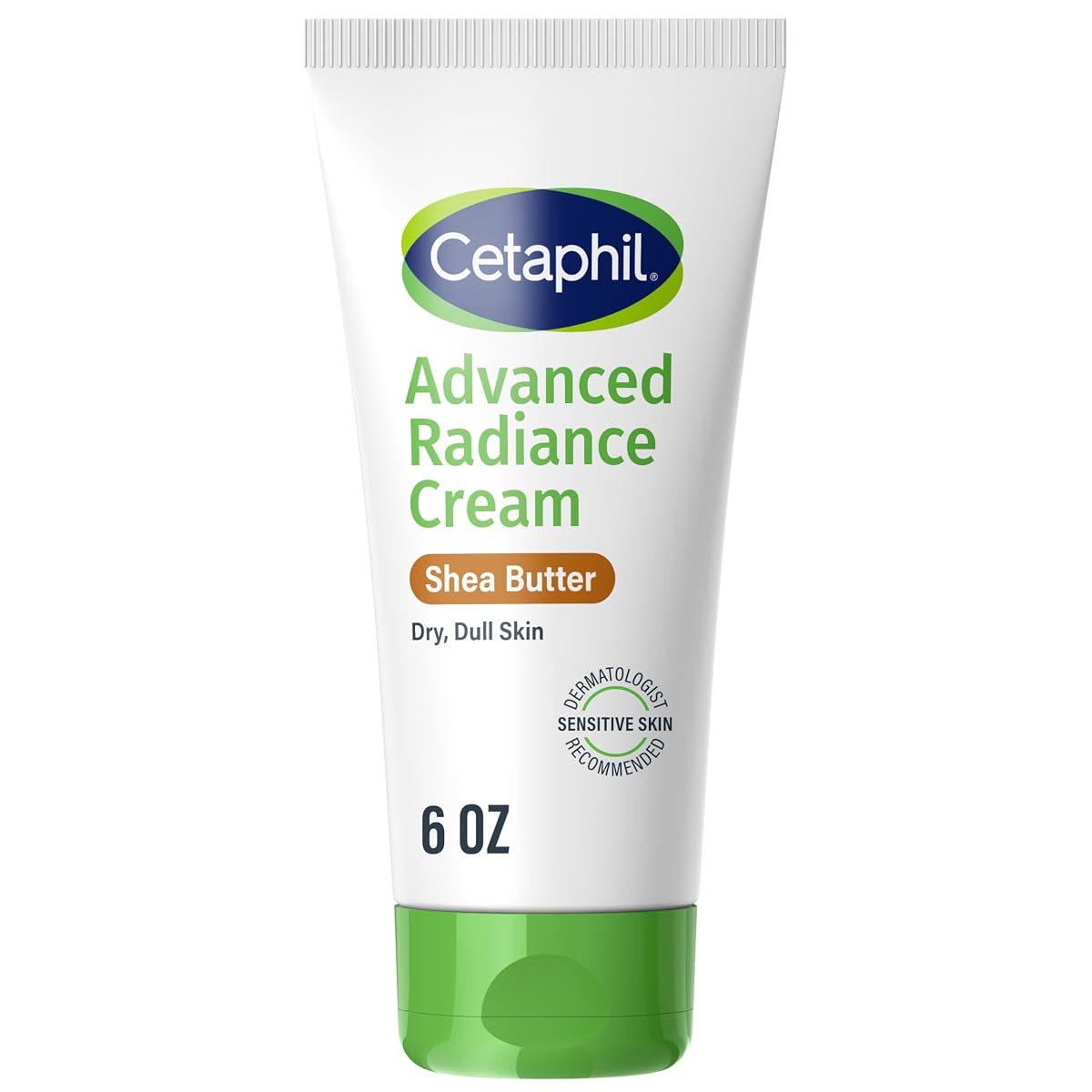 Cetaphil Advanced Radiance Face Cream, Shea Butter, Fragrance Free, 6 oz