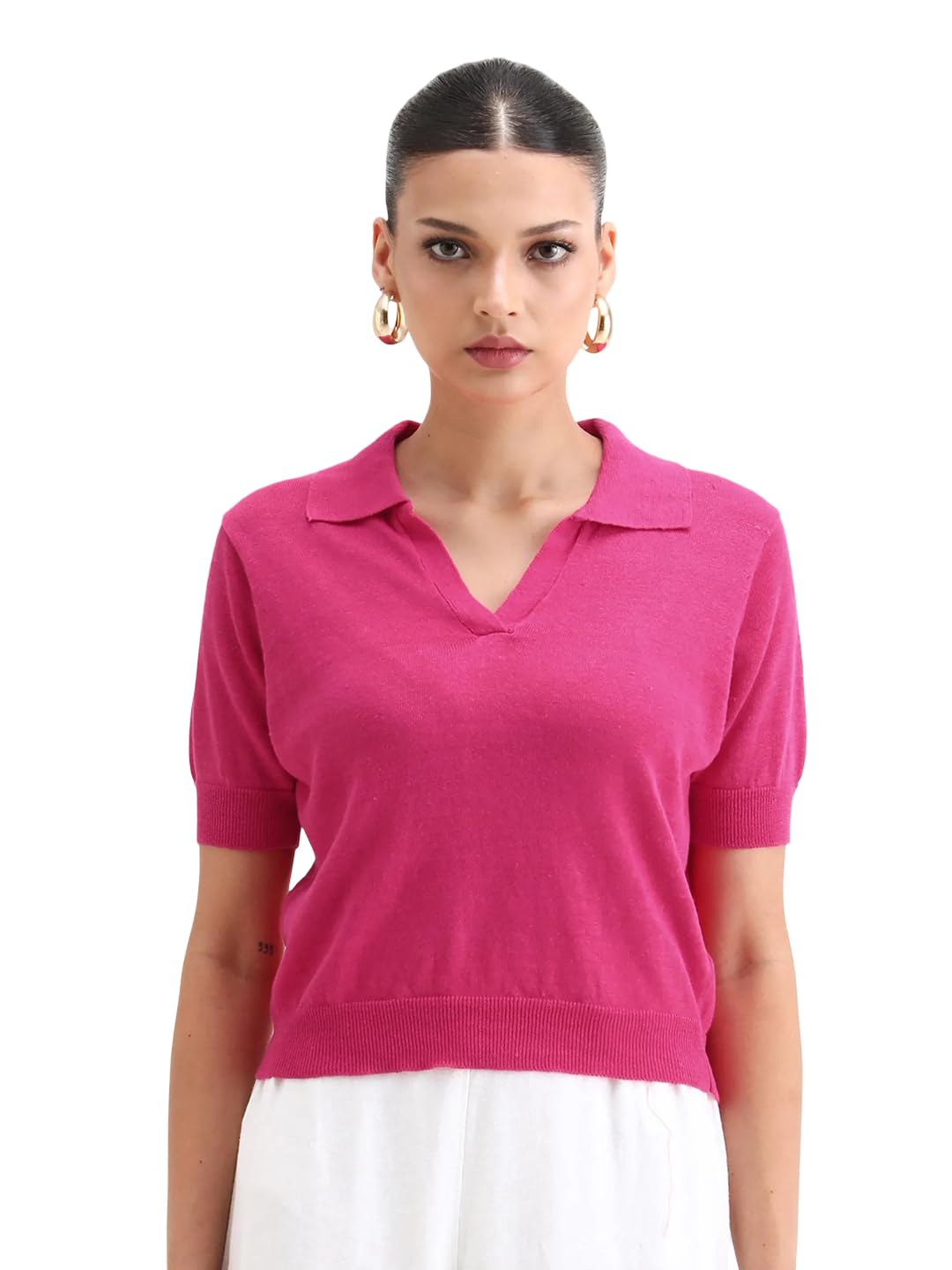 rareism Regular FIT Plain Polo-picture-13