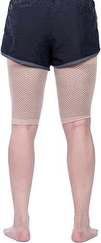 Miniatura 8 de Doc Miller Manga de compresión de muslo para hombres y mujeres 1 par  envoltura de compresión Quad & Muslo, aumento de la circulación sanguínea,