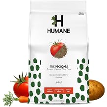 HUMANE Organic Plant Food, Natural Fertilizer for Flowers, Vegetables & Plants Incredibles, 4lb