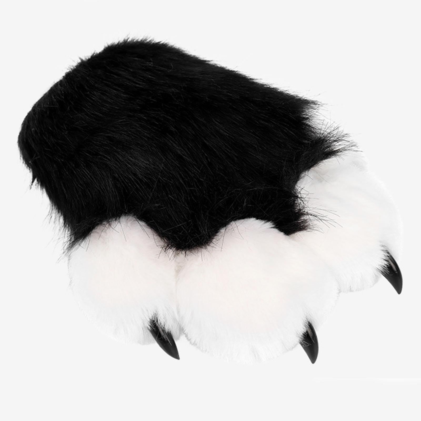 2026 - Guantes de simulación de gato, animal, peludo para llamadas, accesorios para cosplay, uso casual, fiesta, carnaval, accesorios especiales