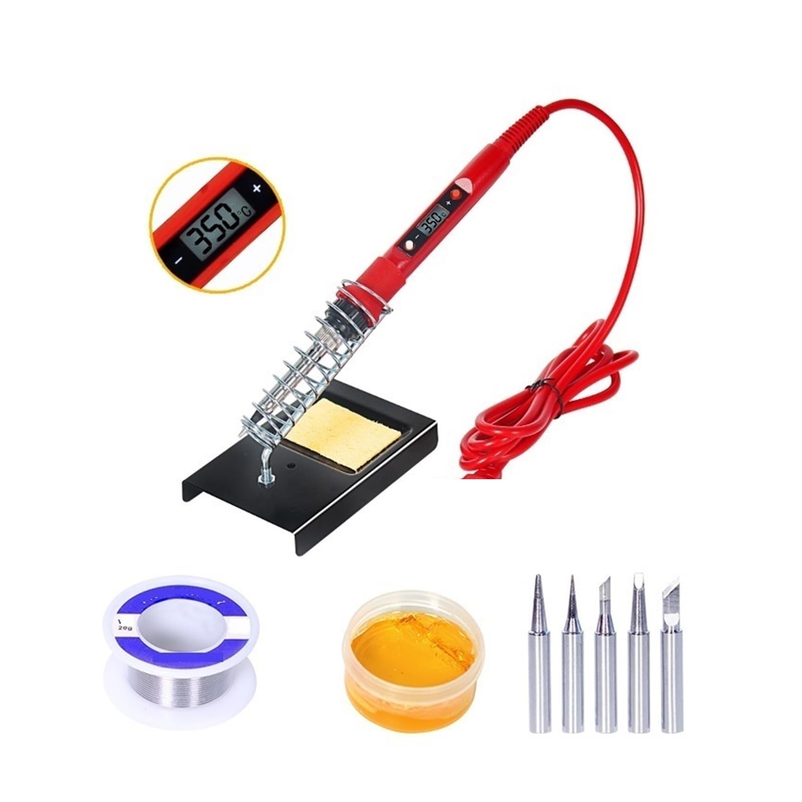 Kit for saldatore elettrico a temperatura, kit for saldatore, kit for strumenti di saldatura multimetro - Kit per saldatura(266)