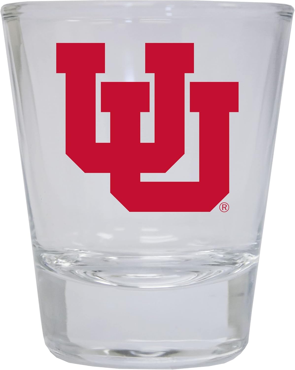 R and R Imports Utah Utes Round Shot Glass Officially