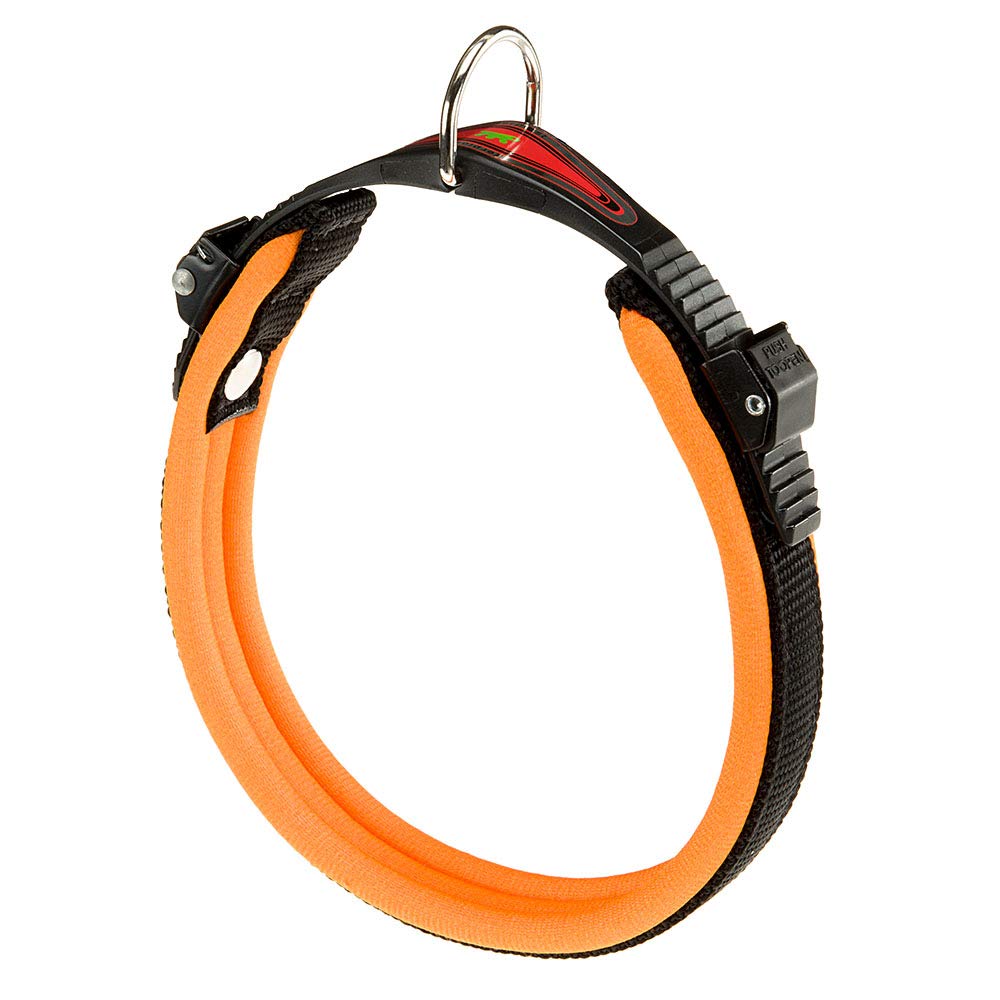Ferplast Ergonomic Collar for Dogs ERGOFLUO C15/42 with Padding and Microregulation Closure