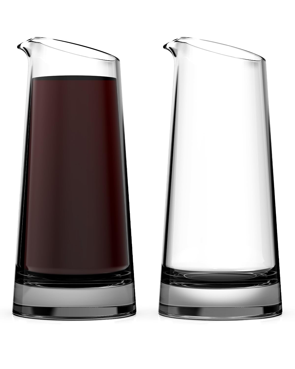 Hand Blown Individual Mini Carafe, Approx 11 oz Single Serve