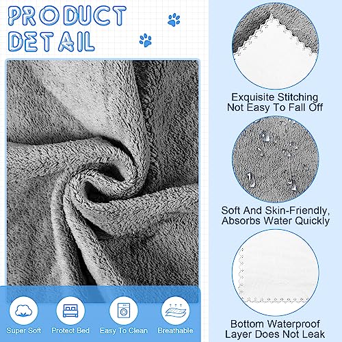 Smoothnovelty GEG-SMOOTHNOVELTY-0404 5 Pcs Waterproof Guinea Pig Blankets Washable Small Animal Pee Pad Pet Blanket Sleep Bedding Mats Absorbent Guinea Pig Cage Liner Reusable Pet Sleep Mat Pad Cover thumb #2