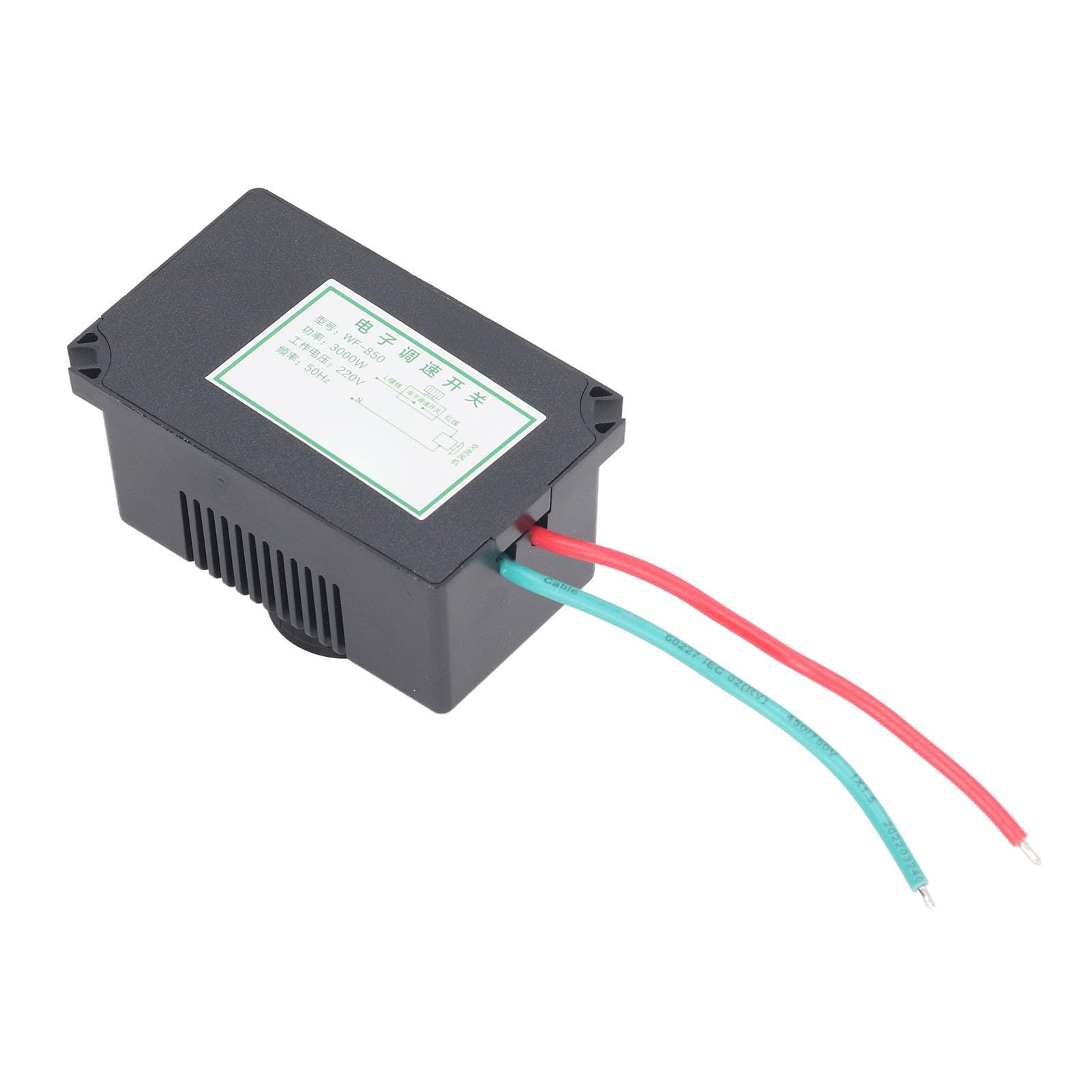 Regolatore di velocità del Motore AC AC220V a AC0-220V Regolatore di Controllo Continuo per Pompa Smerigliatrice Ventilatore Forno Elettrico (3000 W)