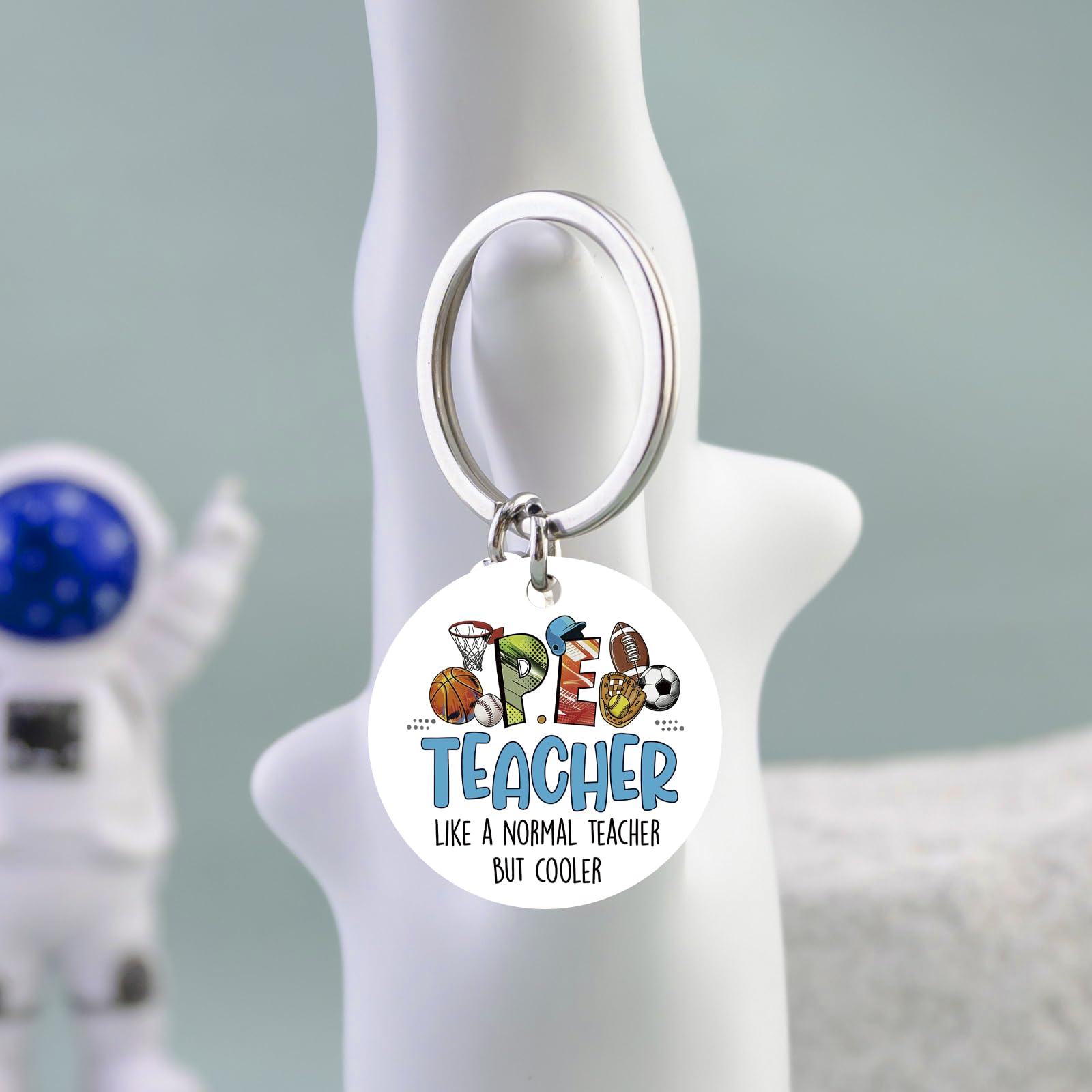Gym Teacher Gifts PE Teachers Day Gift For Men Women Cool Teacher Appreciation Gift Male Birthday Graduation End Of Year Teachers Gifts Gym Ornament For Teacher's Day Whistle Keychain