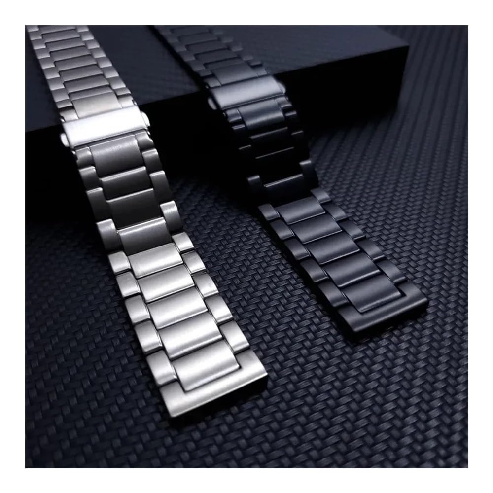 Cinturino in Metallo Titanio 22mm 20mm 18mm 16mm Cinturino per Orologio Cinturino Universale a sgancio rapido Cinturino di Ricambio per Orologio Intelligente Business